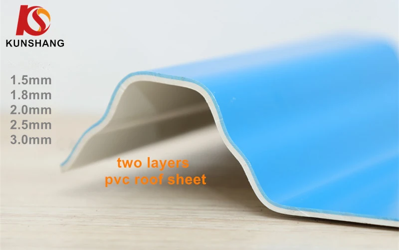 PVC/UPVC Plastic corrugated Roofing/Roof tile/Sheets for farms 7