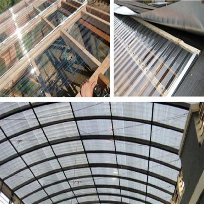 PC High Light Transmission Transparent Polycarbonate Roof Sheet for skylight 4