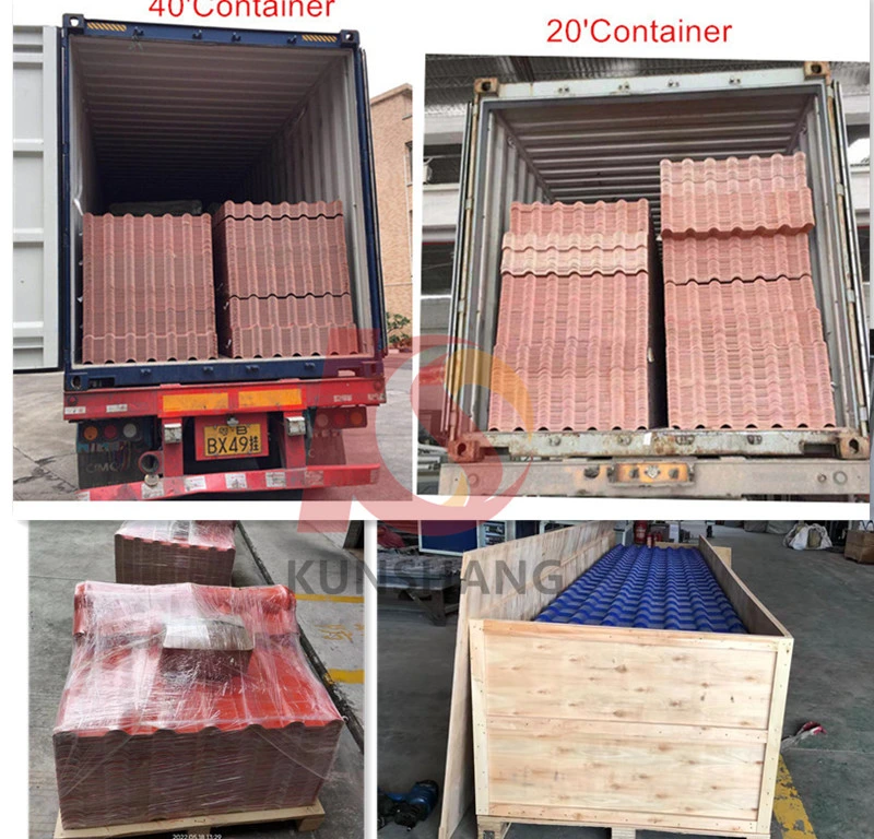Spanish PVC Roof Tile 4kg-6kg/m2 Easy Installation High Noise Reduction 9