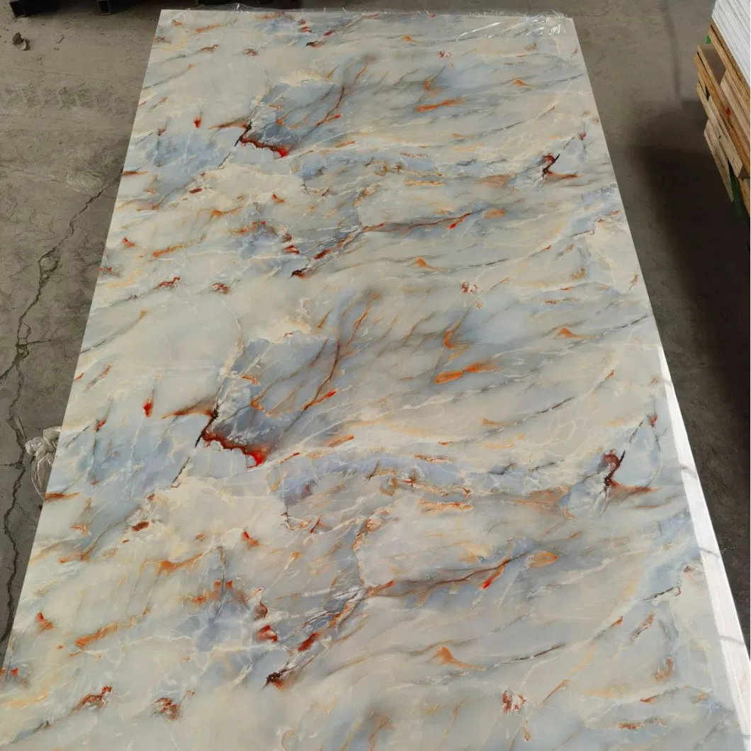 Fireproof PVC Wall Panel Decorations for High-End Apartment UV wall board 2