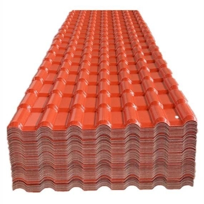 Spanish ASA PVC Synthetic Resin Roof Tile Teja H.S Code 39259000 Loading Quantity 4500-6000sqm Per Container Spanish