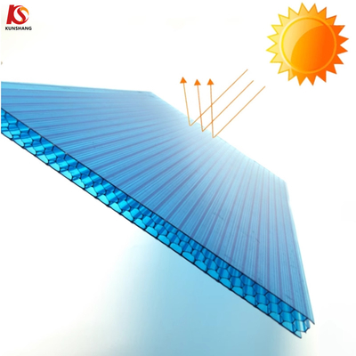 Flexible UV Protected polycarbonate hollow sheets skylight PC sheet