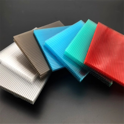 Flexible UV Protected polycarbonate hollow sheets skylight PC sheet