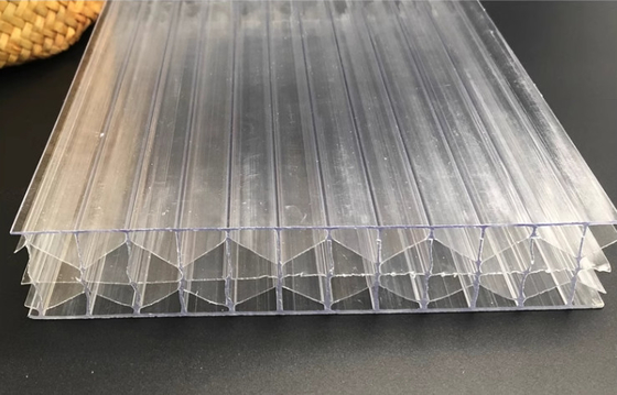 Skylight Polycarbonate Sheet / Pc Sheet Lightweight with UV Protection Double Polished Surface