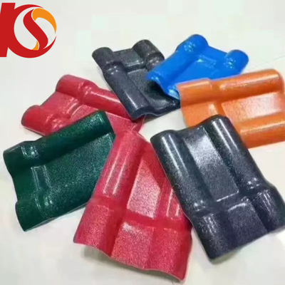 Heat Insulated UV Resistance ASA Coated Spanish PVC Roofing Tile