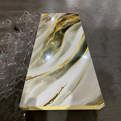 Waterproof PVC Wall Panel Decorations for Hotels and Apartments UV wall board