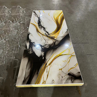 Modern PVC Marble Wall Panel Decoration UV board for Hotels Apartments Commercial Entertainment