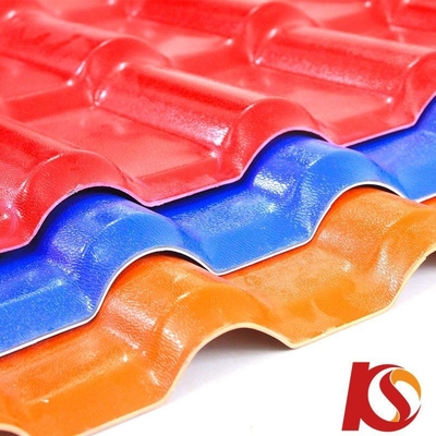 Customized ASA Synthetic Sheet Heat Resistance -40 70 Celsius for Elegant and Durable Resin Roof Tile
