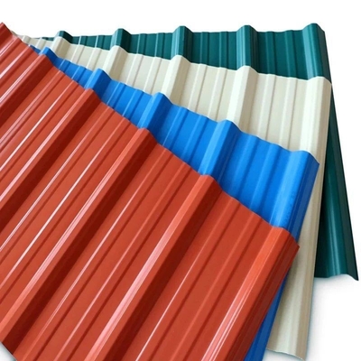 Brick Red High Strength UPVC Roofing Sheets with Colorful ASA Coating and OEM Yes