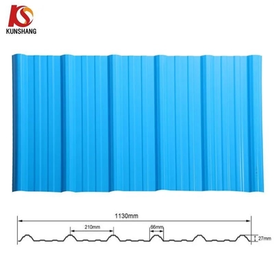 Easy to Install PVC Corrugated Roof Tile Plastic Telha Trapezoidal UPVC Roofing Sheet for Industrial Plain and Durable