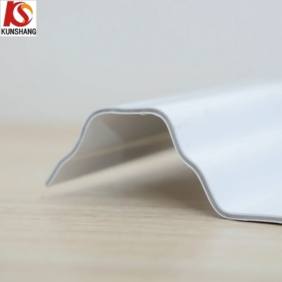 Plastic Roofing Tile PVC Tejas 3 Layers Grey Roof Shingles Corrugated UPVC Roof Sheet 720mm Width