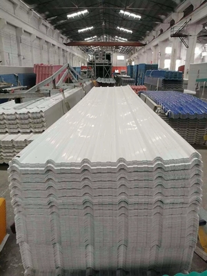 4 Layer ASA Coating PVC Trapezoidal Roof Sheets White ASA Surface UPVC Roofing Sheet with 1.5-3.0mm Thickness