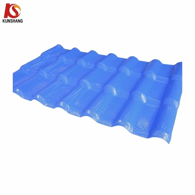 Supply PVC ASA Resin Corrugated Roofing Sheet with Customized Length and Bamboo Shape