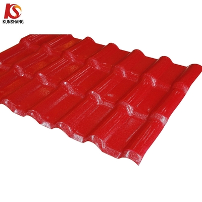 Indian Popular Spanish Style Shingle ASA Coated UPVC PVC Synthetic Roof Tiles with Customized Option and Fire Protection B1