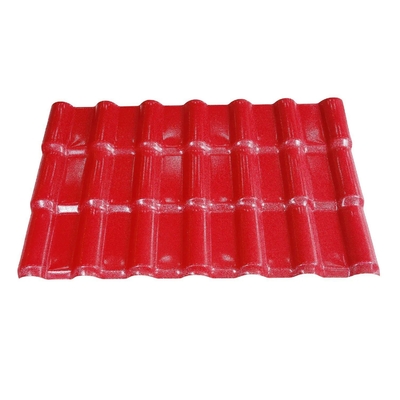 2.000kg Package Gross Weight 880mm UPVC Teja Espanola Spanish Roofing Sheet Color Coated PVC Synthetic Resin Roof Tiles