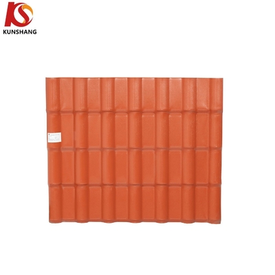 Square Shape Synthetic Resin Roof Tile Durable Coating Finish for Warehouse 10 Years Color Lasting OEM Service OEM Support