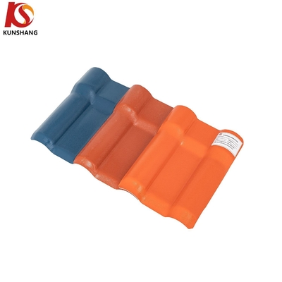 Square Shape Synthetic Resin Roof Tile Durable Coating Finish for Warehouse 10 Years Color Lasting OEM Service OEM Support
