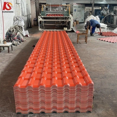 Loading Quantity 4500-6000sqm Per Container Synthetic Resin Roof Tile for Weather Resistant Plastic PVC/UPVC Roof Sheet