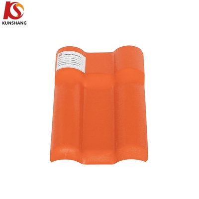 Excellent Appearance Lamina ASA Resin Roof Tiles with Customized Design 1050mm Width and 2.000kg Package Gross Weight