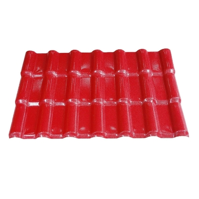 ASA Synthetic Resin Roofing Sheet Terracotta Plastic Spanish PVC Roof Tile for Customized Length and 1050mm*5694mm Size