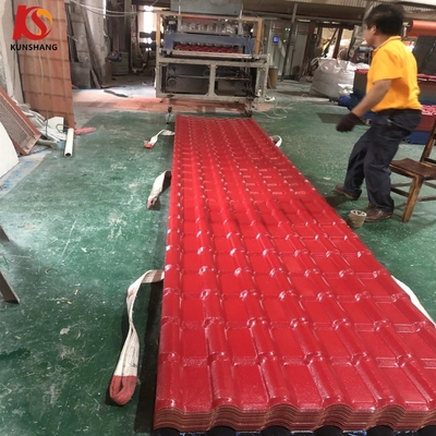 ASA Coating PVC Synthetic Resin Roof Tile 1050mm Width for Easy Loading and Attractive Roofing Solutions