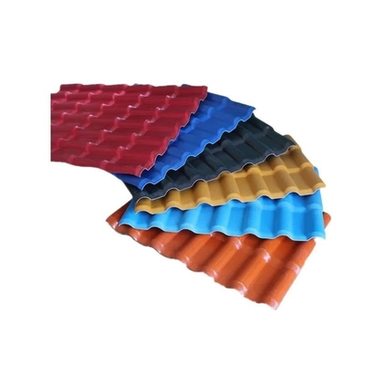15 Years Color Lasting Impact Resistant Synthetic Resin Spanish Roofing Sheet Fireproof ASA PVC Roof Tile EXW MOQ 200 Sqm
