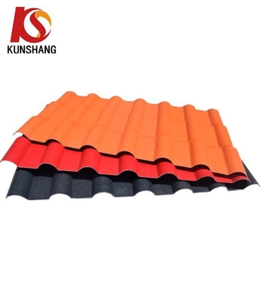 Customized Colored Greenhouse Roofs ASA Spanish Coastal-Style Roof Tiles for Hotel Customized Package Gross Weight 2.000kg