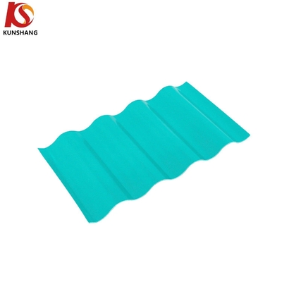 1070mmx5900mm Customized PVC Tejas Plastic Roof Tile 1130mm Corrugated Wave UPVC Roofing Sheet with Easy Installation