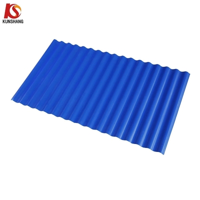 Supply Tejas PVC Wave Roof Tile Anti-Corrosion Wave Type UPVC Roofing Sheet with 1130mm Width