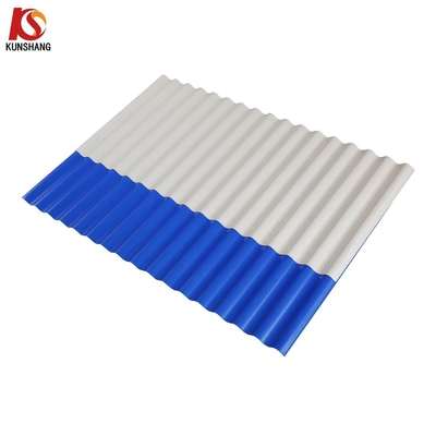 Supply Tejas PVC Wave Roof Tile Anti-Corrosion Wave Type UPVC Roofing Sheet with 1130mm Width