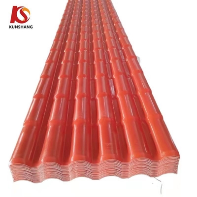 Anti-UV ASA Spanish Sheet Tile for Apartment 3.8-5.7kg/M2 Weight per Square Meter