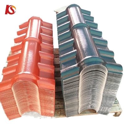 Anti-UV ASA Spanish Sheet Tile for Apartment 3.8-5.7kg/M2 Weight per Square Meter