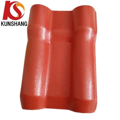 Lamina De PVC Durable Spanish Roofing Tile Sheet with 1050mm Customized Length and Package Gross Weight of 2.000kg