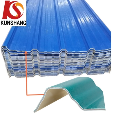 Lightweight Plastic Roofing Sheets Heat Insulation UPVC High Pit Tile 1070mm 35.00cm * 30.00cm * 15.00cm Package Size
