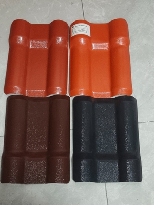 ASA Spanish Roof Sheet Fireproof Waterproof Durable and Stylish Roofing Tiles with 2.3-3.0MM Thickness