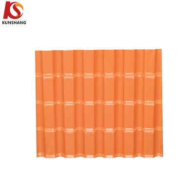 Colorful ASA PVC Roof Sheet Vastu Compliant Building Material with 10 Years Color Lasting Package Gross Weight 2.000kg
