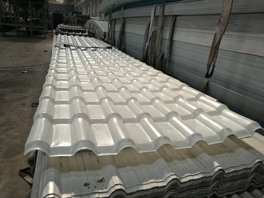 2.3mm Thickness PVC Surface Plastic Roofing Sheet ASA UPVC Spanish Roof Tile for Home Garden