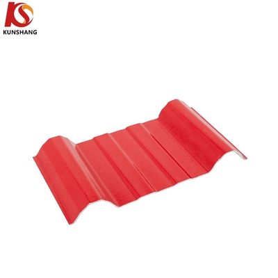 ASA Spanish Resin Tile Trapezoidal Wave Roofing Sheet for Corrosion Protection Width 930mm Package Gross Weight 2.000kg