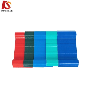 900mm Width Trapezoidal Wave Sheets Color Plastic ASA PVC Roofing Sheet for OEM Customers