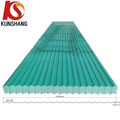 Easy-to-Clean and Install UPVC Circular Wave Roofing Tiles 1130mm 1030mm Thickness 1.5-3.0mm