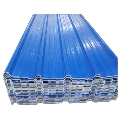 2.000kg Package Gross Weight Fire Resistance Trapezoidal Wave Tile for Blue and Long-lasting Design