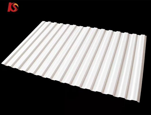 Environmental Friendly Light Weight PVC Roof Tile 2.000kg Yellow for Industrial Applications and Long Lifespan