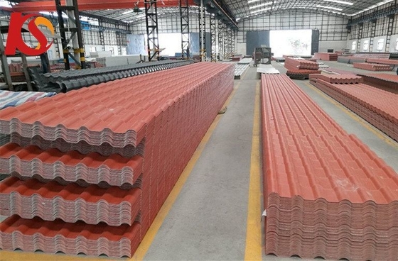 Light Weight Synthetic Resin Roofing Tile with 30 Years Life Time and Customized Length ASA Coated Spanish PVC/UPVC