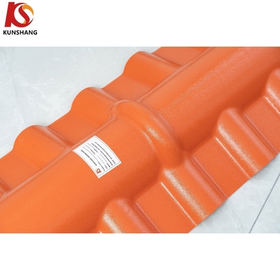 20-Year Guarantee Double Roman UPVC Tiles for Warehouses High Heat Resistance and Heat Resistant up to 70 Celsius