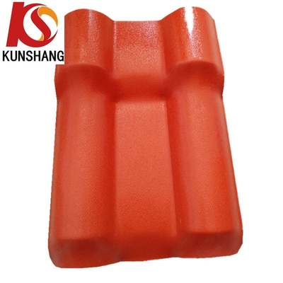 ASA Resin Synthetic Roofing Tile for Building Exterior Weight/M2 3.8-5.7kg Heat Resistance -40 70 Celsius