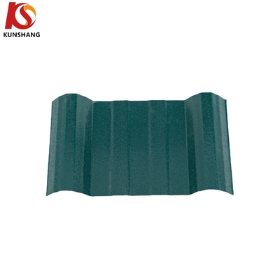 Durable Terra Cotta PVC Roof Tiles Lifetime Colorful Design 1130mm and 1360mm Sizes
