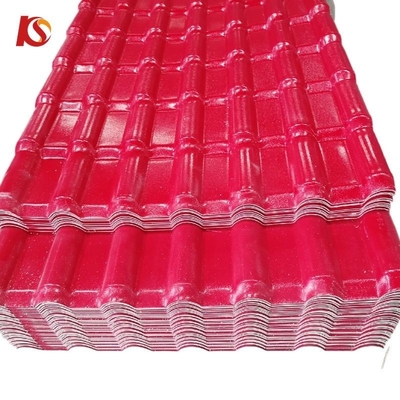 Long-Lasting and Low Maintenance ASA PVC Synthetic Resin Corrugated Roof Tiles for Hotel H.S Code 39259000