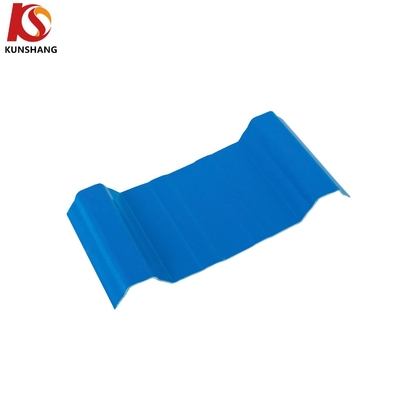 Yellow 910mm Soundproof Modern Style Corrugated Plain Roof Tile for Outdoor using ASA UPVC Material