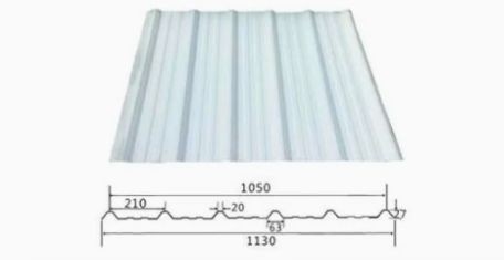 Plain Roof Tiles Classical UPVC Corrugated Roofing Sheets Various Colors Lamina De PVC Width 1130mm