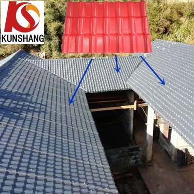 Building Material Roof Tile Waterproof 35.00cm * 30.00cm * 15.00cm Package Size Fire Protection B1 ASA Synthetic Resin Tile/Sheet